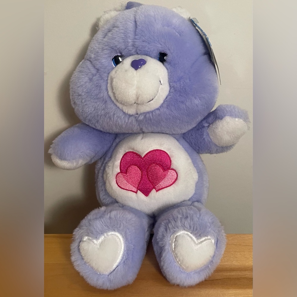 Care Bears Harmony Bear 13” 2002 Carlton Cards 20th Anniversary Ediion